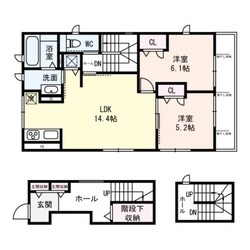 グランウッド大和田の物件間取画像